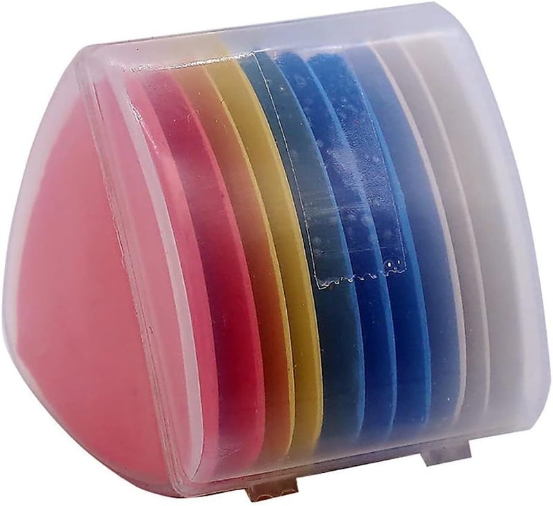 OZXTYO Triangle Tailors Chalk,Sewing Fabric Chalk and Fabric Markers for Quilting,Sewing Supplies Accessories (10Pcs) - Image 1
